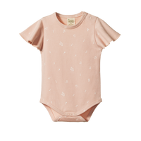 Petal Sleeve Bodysuit - Melody Print