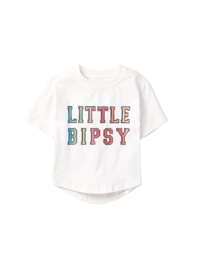 Ombre Little Bipsy Tee - White - T-shirt
