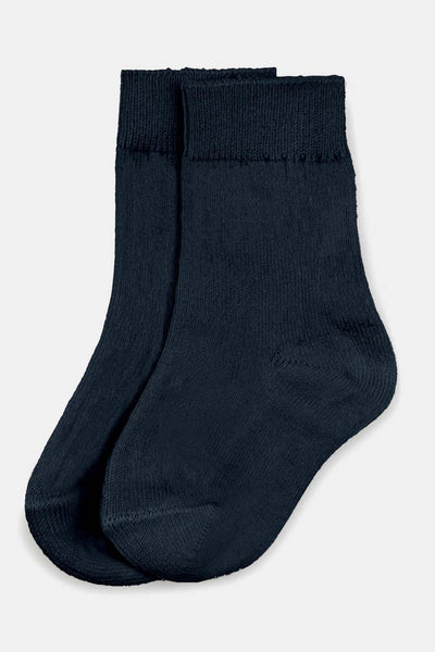 Organic baby anklet socks - Dark blue - Socks