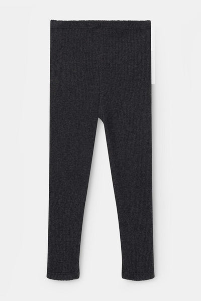 Organic cotton leggings - Dark grey - Leggings