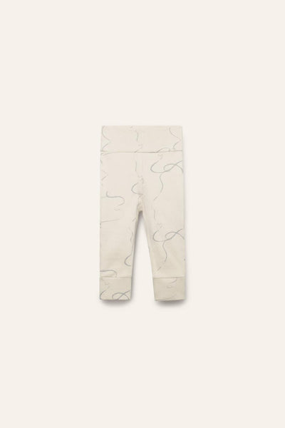 Organic Pima Cotton Baby Leggings - Breeze - Leggings