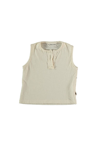 Organic Plain Baby Tank Top - Ivory - 3M - Tank Top