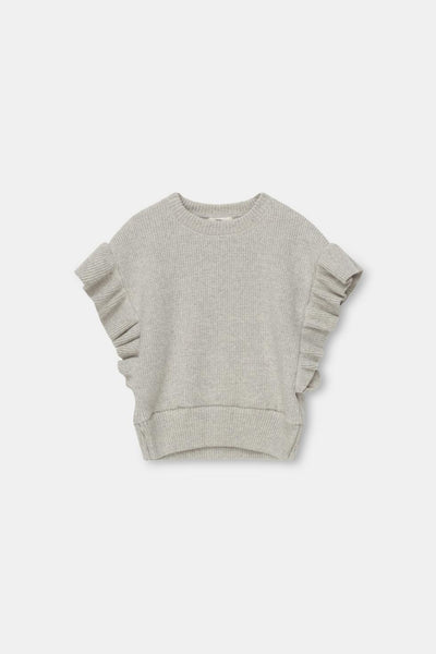 Organic rib vest - Light grey - Shirt