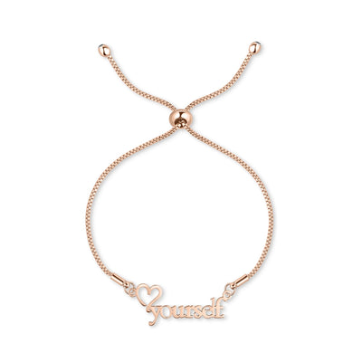 Love Yourself Bracelet - Rose Gold
