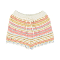 Paloma Shorts - Pink Crochet