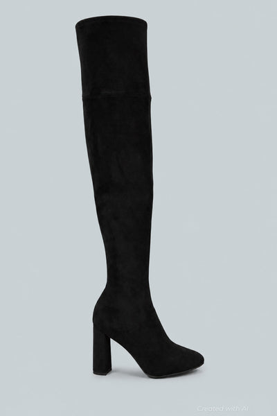 Parisah 2 Boots - Black Suede - 7.5 - Boots