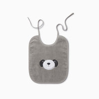 Animal Towel Bib - Grey