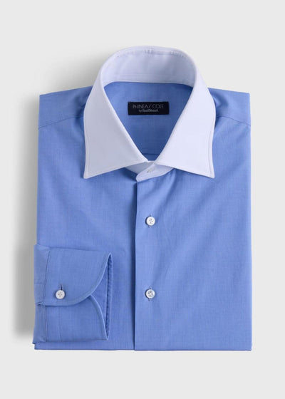 Phineas Cole Dress Shirt - Blue/White - Dress Shirt