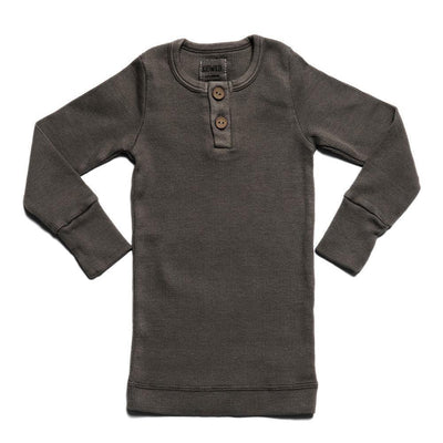 Organic Vintage L/S Top - Slate - Shirt