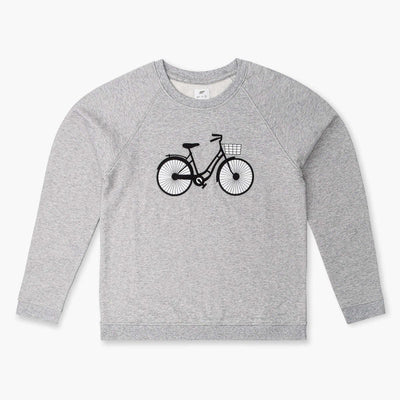 Adult Embroidered Crewneck Sweatshirt - Wheelie Cute