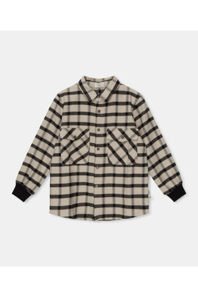Plaid Contrast Shirt - Multi - 10Y - Button Down Shirt