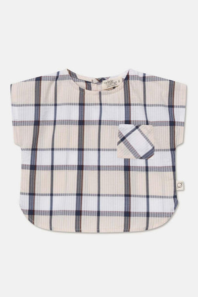 Plaid seersucker baby top - Unique - Shirt