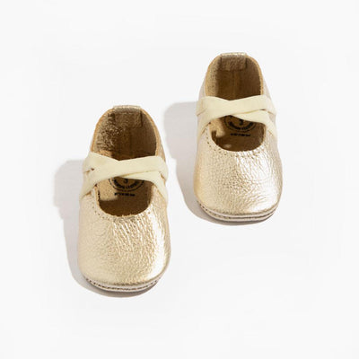 Platinum Ballet Slipper Baby Shoe - ’Flats - Baby Kids Adult All’