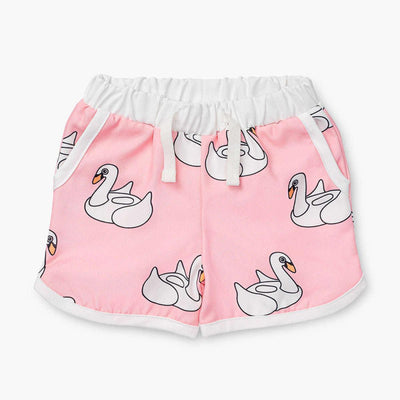 Pocket Swim Trunks - Swan Floatie - Swim Trunk