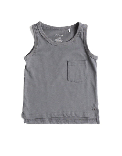 Pocket Tank - Charcoal - Tank Top