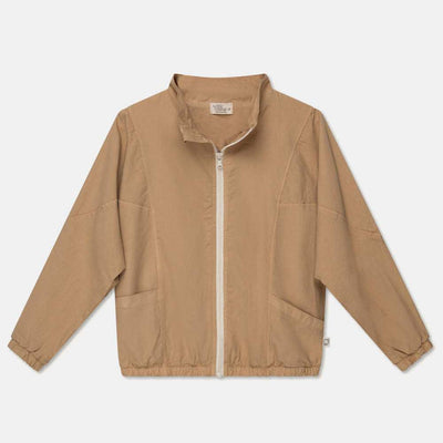 Poplin Bomber Jacket - Sand - Jacket