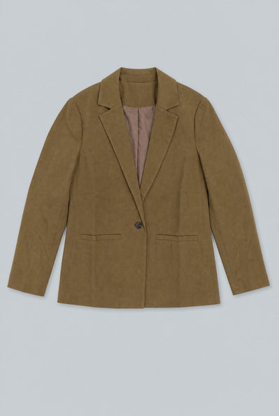 Oversized Classic Blazer - Army