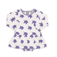 Long Sleeve All Dressed Up Bodysuit - Unicorn Dreams