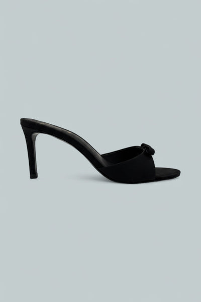 Albie 65 Mule Sandals - Black