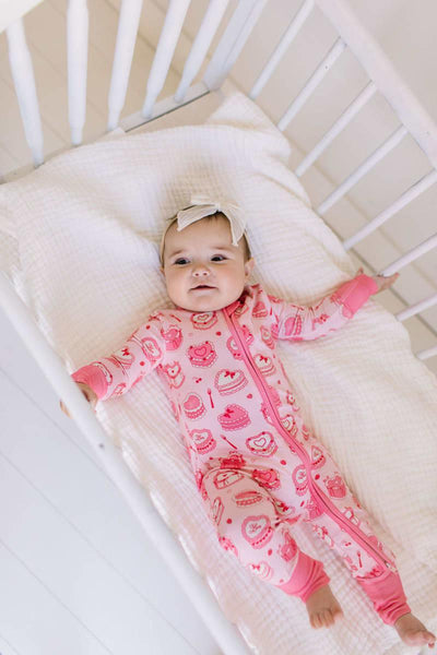 Zippy Bamboo Baby Pajama - Eat Your Heart Out