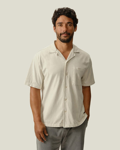 Featherweight Caza Camp Shirt - Cream