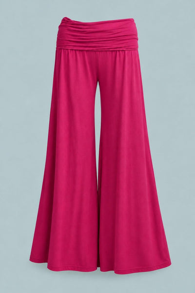 Foldover Lounge Pant - Berry