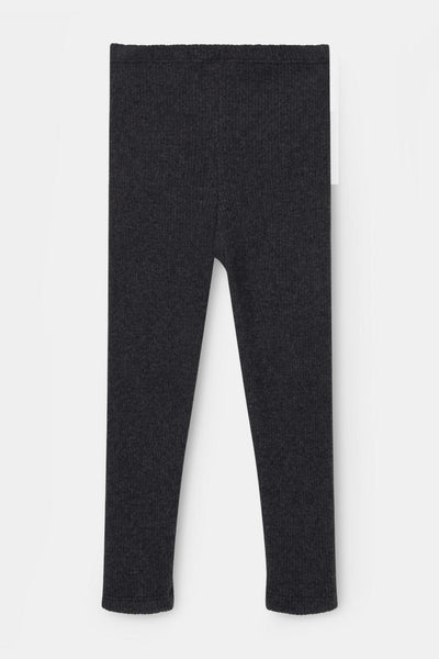 Organic cotton leggings - Dark grey - Leggings
