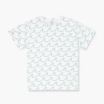 Adult Short Sleeve Crewneck Tee - Ocean Waves
