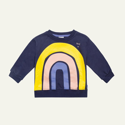 Rainbow Kid Sweatshirt - Navy/arch - Crewneck Sweatshirt