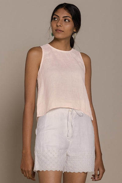 Raindrops on Flip Flops Shorts - Coconut White - Shorts