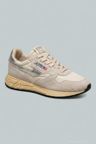 Reelwind Low - White/Silver - 8 - Sneaker