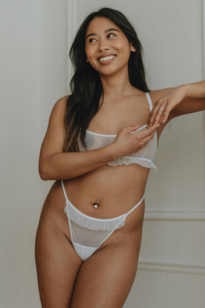 Remi G-String - White - FINAL SALE - Underwear