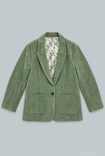 Renata Blazer - Soft Olive - S - Blazer
