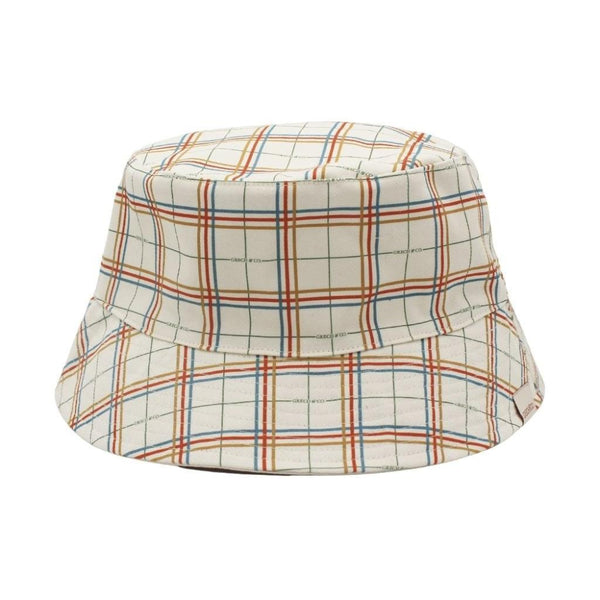 Reversible Bucket Hat - Plaid Pattern - 60cm - Bucket Hat