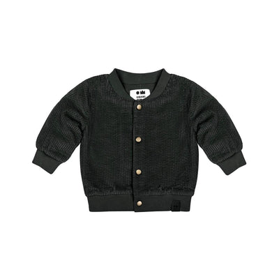 Baby Corduroy Bomber Jacket - Black