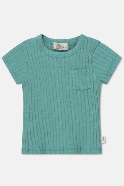 Rib basic baby t-shirt - Green - T-shirt