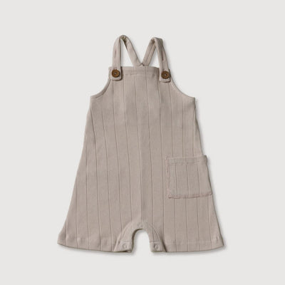 Rib Overalls - Stone - Overalls
