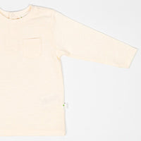 Long Sleeve Slub Jersey Shirt - Oat Milk