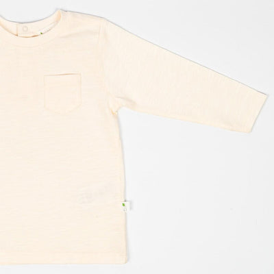 Long Sleeve Slub Jersey Shirt - Oat Milk