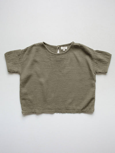 The Muslin Top - Sage