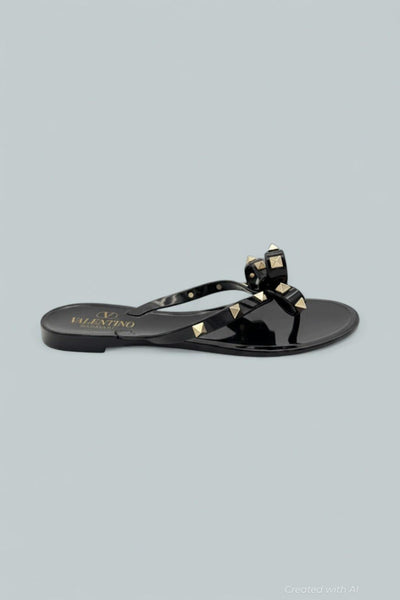 Rockstud Rubber Slipper - Poudre - Flip Flops