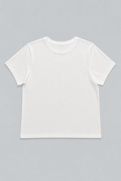 Crew Neck Tee - White