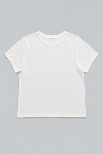 Crew Neck Tee - White