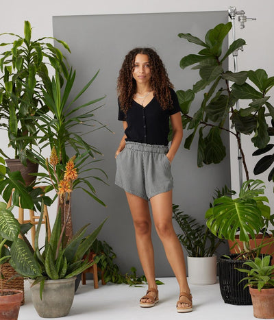 Mercer Short - Black Check - Shorts