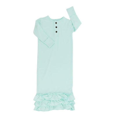 Ruffle Gown - Fair Aqua - OS - Nightgown