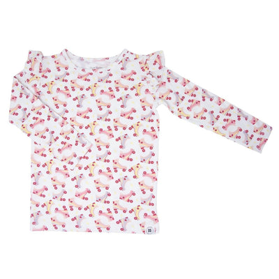 Ruffle Top - Skates Baby - Shirt
