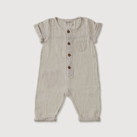 Gauze Jumpsuit - Stone