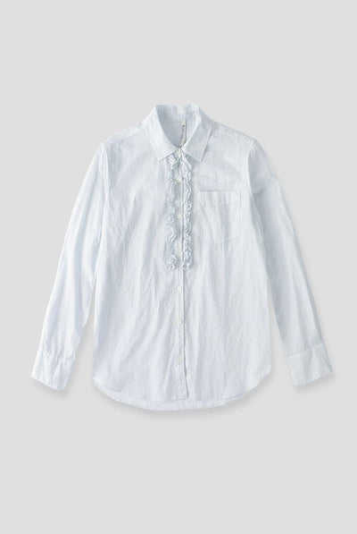 Ruffle Shirt - Mist