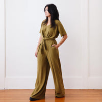 The Isabel Jumpsuit (Long) - Avocado