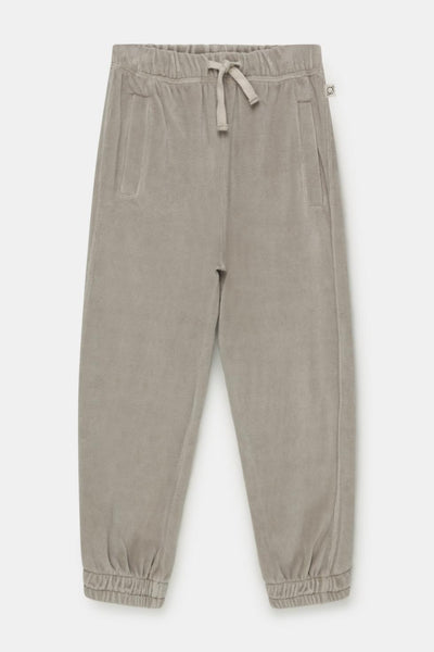 Velour pants - Light grey - Joggers